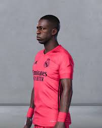 Real madrid are set to take to the pitch in 2020/21 with a unique pink and black design on their traditional white home real's traditional white kit is set to feature a unique shirt designcredit: Real Madrid 20 21 Away Kit Adidas Vinicius Pes Real Madrid Unofficial