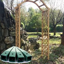 wooden garden arch pergola trellis