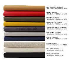 100 cotton canvas fabric 16 ounce