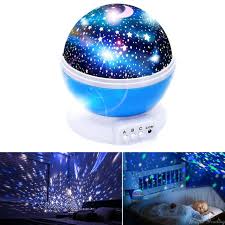 Starry Night Sky Projector Lamp Kids Baby Gift Moon Star Light Rotating Cosmos For Sale Online