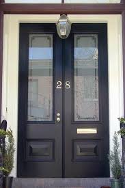 Custom Historic Door With Etched Glass