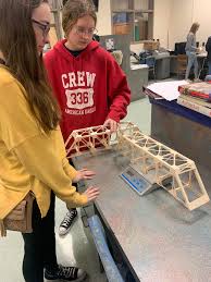 engineering class builds bridge for