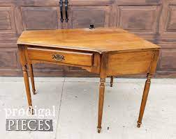 Create choose traditional, modern designs or impressive executive desks. Vintage Corner Writing Desk Chair Makeover Prodigal Pieces