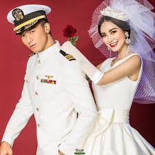 Do you know where has top quality wedding bedroom decoration at lowest prices and best services? Officer S Wedding Suit Army Fan Collection Us Navy Uniform Set White Performance Cosplay Costume Male Military Men S Formal Ware Buy At The Price Of 92 78 In Aliexpress Com Imall Com