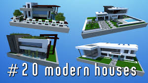 Normally when modern houses are built in minecraft surrounding areas are changed or entirely recreated to fit the house. 20 Modern Houses Pack