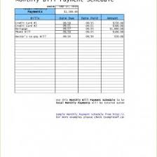 Bill Payment Record Template New Free Printable Bill Calendar