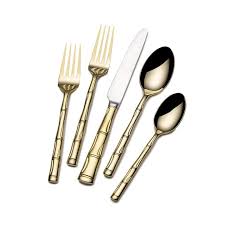 Wallace Bamboo Gold Plated 20 Piece 18