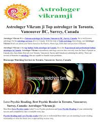 Ppt Astrologer Vikram Ji Top Astrologer In Toronto