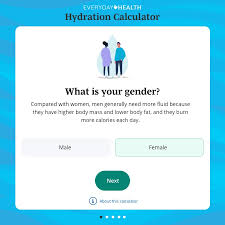 hydration calculator how much water do
