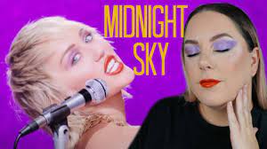 miley cyrus midnight sky makeup