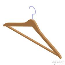 Clothes Hanger Icon Isometric Of