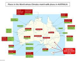 Australian Map Shows Cities World Cities That Share Their