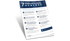 This time card template is useful for businesses that hire contractors. 7 Productivity Myths Tip Sheet