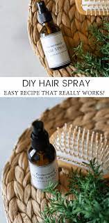 diy natural hair spray our oily house