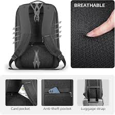 pt laptop backpack fits 15 6 inch pc