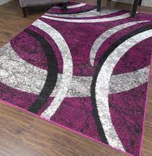purple rug carpet mat modern geometric