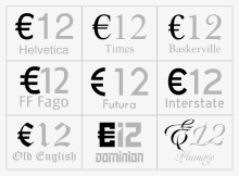 For example, to type € (euro symbol), press alt + e; Currency Symbol Wikipedia