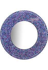 Mirror Accent Decor In Blue Purple