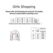 Girls Shopping Full Sleeves Pu Leather Jackets For Women