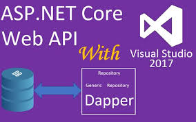 asp net core web api with dapper and vs