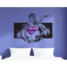 Superman Wall Graphic Tricolor