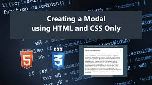 popup modal using html and css only
