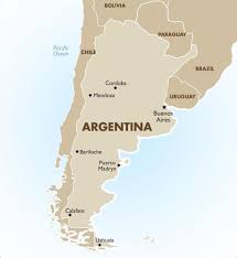 Znalezione obrazy dla zapytania argentyna mapa wina