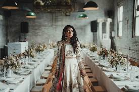 industrial chic south asian wedding