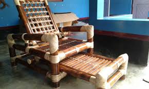 bamboo chair with leg rest ethica