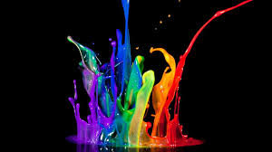 Neon Color Paint Color Splash