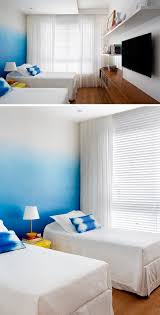 ombre wall for a colorful accent wall