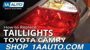 How To Replace Tail Lights 05 06 Toyota Camry