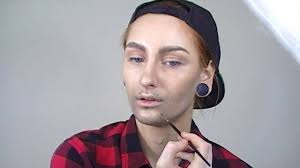woman to a man makeup transformation tutorial female to male make up
