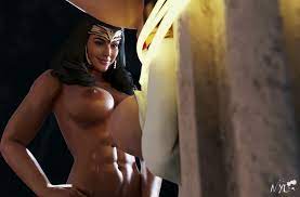 3d Wonder Woman Gal Gadot pounding Margot Robbie DeepFake Porn 
