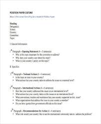 Format · see samples on the last pages of the nmun position paper guide. 10 Paper Outline Templates Free Sample Example Format Download Free Premium Templates