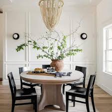 Decorating A Round Dining Table