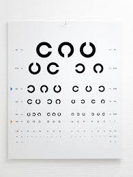 Eye Exam Chart Hanging On A Nail By Pidjoe