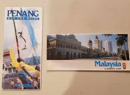 penang msia travel brochure booklet
