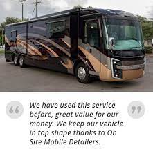 rv motorhome bus detailing service