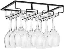 zupora wine glass rack under cabinet