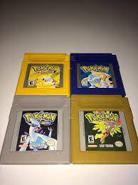 Amazon.com: Game Boy Pokemon Version Game Set (6) Yellow, Red, Blue,  Crystal, Silver and Gold) - NEW BATTERIES PROFESSIONALLY INSTALLED : Video  Games