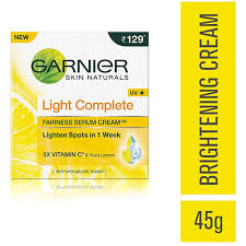 Garnier light complete vitamin c booster face serum 30 ml. Garnier Skin Naturals Light Complete Serum Cream 45g Shop International Luxury Designer Brands Online