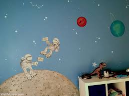 Space Wall Murals Hand Painted Wall