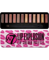 w7 cosmetics lip explosion palette