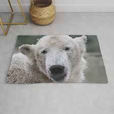 poly s polar bear rug by