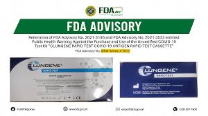 fda advisory no 2022 0064