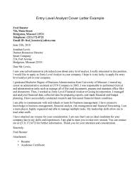 Entry Level Engineering Cover Letter Sample Cover Letter For A Entry