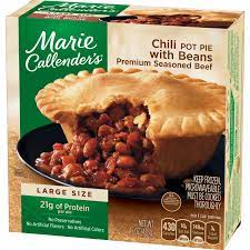 chili with beans pot pie