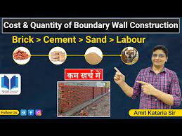 Boundary Wall Construction Per Sqft