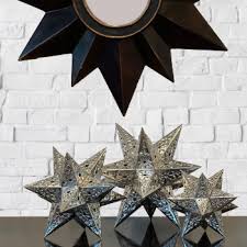 Beautiful Mexican Tin Hanging Star 2